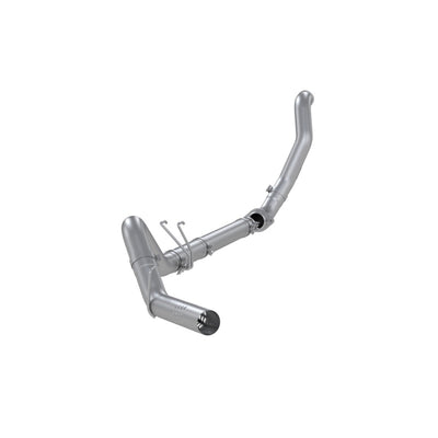 MBRP 08-10 F250/F350/F450 6.4L PS AL Steel 4in Filter-Back Single Side - No Muffler w/ DP