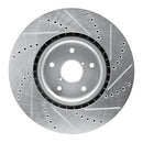 R1 13-20 Subaru WRX Front Drilled & Slotted Silver Brake Rotor Set w/Optimum OE Pads and Hardware