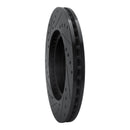 R1 07-14 Nissan Cube Front Right Drilled & Slotted Black Brake Rotor