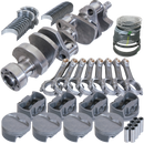 Eagle Chevy LT1350 1Pc 3.750in Crank 6.000in I-Beam Rods -5cc 4.030in Pistons Rotating Assembly