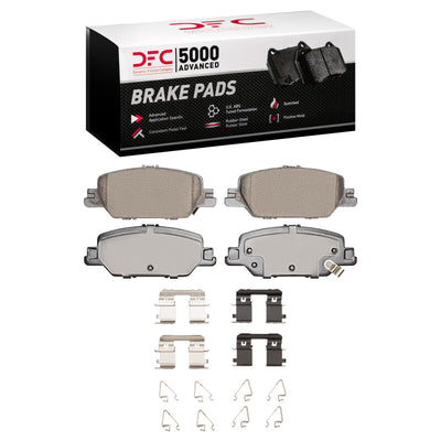DFC 17-25 Honda CR-V Rear 5000 Advanced Ceramic Brake Pads and Hardware Kit