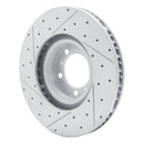 DFC 10-24 Audi e-tron GT Front Drilled & Slotted Geoperformance Rotors