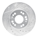 R1 91-04 Dodge Stealth Front Drilled & Slotted Silver Brake Rotor Set
