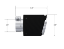 MBRP Universal Carbon Fiber Tip 2.5in ID / 4.5in OD Out / 6.5in Length Angle Cut Dual Wall