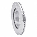 R1 03-05 Infiniti G35 Front & Rear Drilled & Slotted Silver Brake Rotor Set
