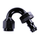 Russell 6AN Twist-Lok 150 Degree Hose End - Black