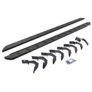 Go Rhino 15-22 GMC Canyon CC 4DR RB10 Slim Running Boards Kit (w/Brackets) - Tex. Blk