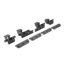 Go Rhino 18-20 Jeep Wrangler JL Dominator Extreme D1 SideSteps Complete Kit w/SideStep + Brkts