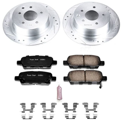 Power Stop 07-10 Nissan Altima Front & Rear Z23 Evolution Sport Brake Kit w/Calipers