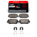 R1 15-20 Kia Sorento Rear Carbon Coated Brake Rotor Set w/Optimum OE Pads and Hardware