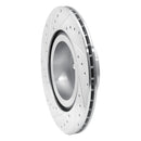 R1 11-18 BMW X3 Rear Right Drilled & Slotted Silver Brake Rotor