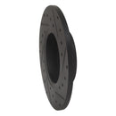 R1 78-82 Nissan 720 DATSUN Front Left Drilled & Slotted Black Brake Rotor