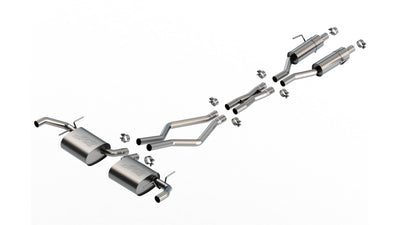 Borla 22-24 Jeep Grand Cherokee Overland Summit V6 2WD & 4WD S-TYPE Cat-Back Exhaust