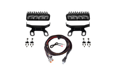 Diode Dynamics 2013-2018 Ram 1500 Ram Standard SS6 Pro LED Kit White Fog 6000K