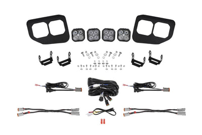 Diode Dynamics 20-22 Ford F-250/F-35/F-450/F-550 Super Duty SS3 Fog Pocket Kit