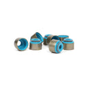 BLOX Racing Honda 5.5mm Valve Stem Seals Blue FKM - Set of 16 (Fits Both Intake & Exhaust)