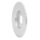 R1 16-18 Mazda CX-3 Rear Left Drilled & Slotted Silver Brake Rotor