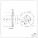 DFC GeoSPEC Coated Rotors - Plain