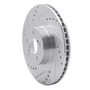 R1 01-08 Saab 9-2X Front Drilled & Slotted Silver Brake Rotor Set