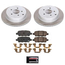 Power Stop 2009 Infiniti FX35 Front and Rear Semi-Coated Rotor Kit