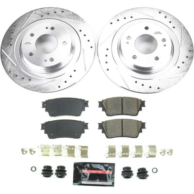 Power Stop 2018 Mitsubishi Eclipse Cross Front & Rear Z23 Evolution Sport Brake Kit
