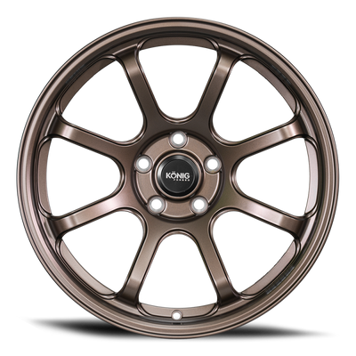Konig Forged F6SX 18x10 5x120 ET40 Race Bronze Wheel (Knurled Bead)
