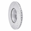 R1 79-85 Mercedes-Benz 300SD Front Right Drilled & Slotted Silver Brake Rotor