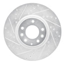 R1 06-07 Mazda 6 Front Drilled & Slotted Silver Brake Rotor Set