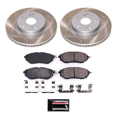 Power Stop 2015 Subaru Legacy Front and Rear Semi-Coated Rotor Kit