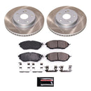 Power Stop 2015 Subaru Legacy Front and Rear Semi-Coated Rotor Kit