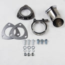 Granatelli 2.5in 304SS Turn Down w/V-Band & Gaskets