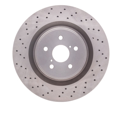 DFC 08-14 Lexus IS F Front Drilled Brake Rotor