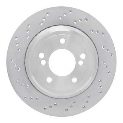 DFC 06-08 BMW Z4 Left Rear Drilled Hi-Carbon Alloy Geomet Coated Rotor