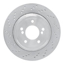 DFC 06-08 BMW Z4 Left Rear Drilled Hi-Carbon Alloy Geomet Coated Rotor