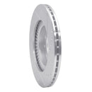 R1 06-15 Mazda MX-5 Miata Front Left Drilled & Slotted Silver Brake Rotor