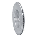 R1 19-24 Ford Edge Rear Drilled & Slotted Silver Brake Rotor Set