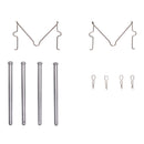 DFC 06-10 Hummer H3T Front 5000 Advanced Ceramic Brake Pads and Hardware Kit