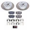 Power Stop 18-23 Toyota Camry Front and Rear Semi-Coated Rotor Kit