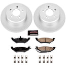 Power Stop 97-99 Chrysler Town & Country Front & Rear Z17 Evolution Geomet Coated Brake Kit