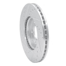 R1 03-11 Cadillac BLS (Mexico) Front Right Drilled & Slotted Silver Brake Rotor