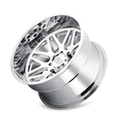 Cali Off-Road 9115 Invader 22x12 / 6x139.7 BP / -51mm Offset / 106.1mm Hub Chrome Wheel