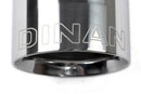 Dinan Double-Walled 4in Clamp-On Exhaust Tip - Polished - 4in Outlet / 2.75in Inlet