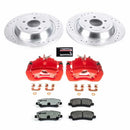 Power Stop 15-17 Ford Mustang Front & Rear Z26 Street Warrior Brake Kit w/Calipers