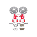 Power Stop 13-15 Acura ILX Front & Rear Z26 Street Warrior Brake Kit w/Calipers