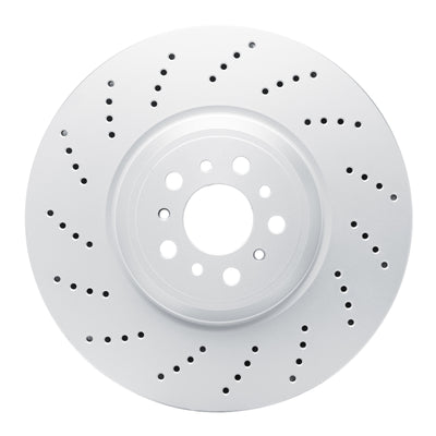 DFC 21-25 BMW M3 Left Front Drilled GeoSPEC Coated Rotor