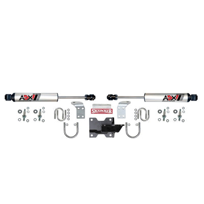 Skyjacker 07-18 jeep Wrangler JK ADX 2.0 Dual Stabilizer Kit w/ CNC Machined Polished Alum.
