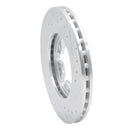 R1 82-85 Nissan 720 DATSUN Front Left Drilled & Slotted Silver Brake Rotor