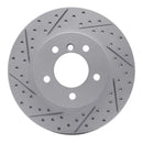 R1 99-08 BMW Z4 Front Left Drilled & Slotted Geo-Carbon Rotor