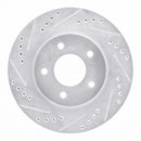 R1 94-01 Buick Regal Front Left Drilled & Slotted Silver Brake Rotor