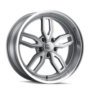 Ridler 608 20x8.5 / 5x120.65 BP / 0mm Offset / 72.62mm Hub Gloss Grey Milled Wheel